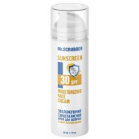Увлажняющий солнцезащитный крем для лица с маслом косточек малины Moisturizing Face Cream SPF 30 Mr.SCRUBBER, 50 мл