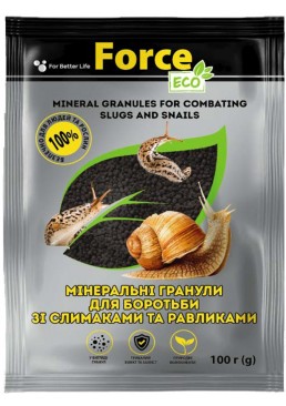 Минеральные гранулы от слизней Force Eco, 100 г