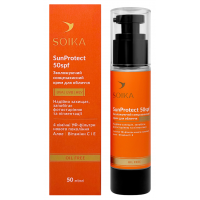 Увлажняющий солнцезащитный крем для лица Soika с SPF 50 SunProtect, 50 мл