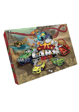 Настільна гра DTG93R "Crazy Cars Rally"