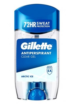 Гелевый дезодорант-антиперспирант Gillette Arctic Ice, 70 мл