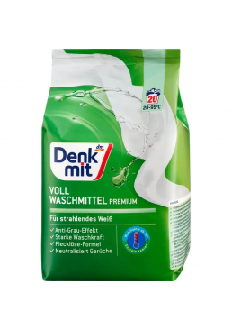 Пральний порошок Denkmit для яскраво-білого кольору, 1.35 кг (20 прань)