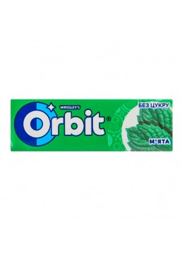 Гумка жувальна Orbit М'ята, 14 г