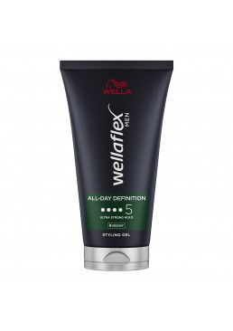Мужской гель для волос Wellaflex Men All Day Definition 5, 150 мл