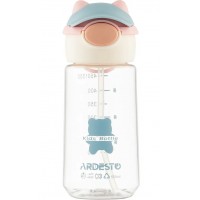 Бутылка для воды Ardesto Bear, 550 мл (розовая)