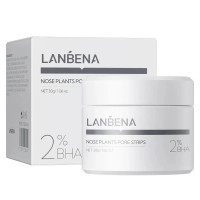 Очищающая маска для носа LANBENA с 2% BHA в полосках с технологией жидких кристаллов, 30 г