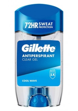 Гелевый дезодорант-антиперспирант Gillette Cool Wave, 70 мл