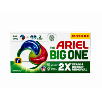 Капсулы для стирки Ariel Original Big One для белых и цветных тканей, 12 шт