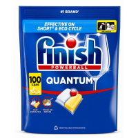 Таблетки для посудомоечных машин Finish Quantum All in 1 Lemon, 100 шт