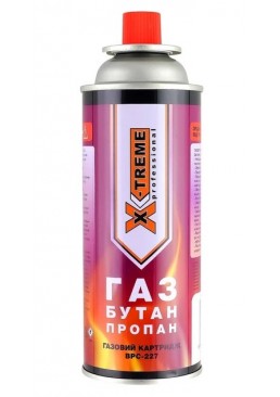 Газовый баллон X-Treme BP-227 для портативных газовых горелок, 227 г