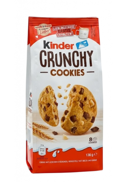 Печенье Kinder Crunchy Cookies, 136 г (8 шт)