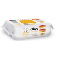 Влажные салфетки для уборки Sleepy Easy Clean с клапаном Эвкалипт, 100 шт