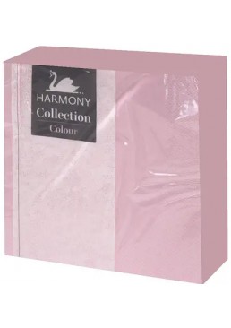 Салфетки столовые Harmony Светло-розовые 3-х шаровые, 20 шт
