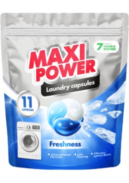 Капсулы для стирки Maxi Power Freshness, 11 шт 