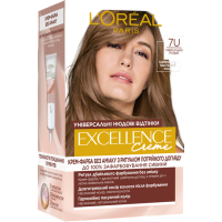 Краска для волос L'Oreal Paris Excellence оттенок 7U Универсальный русый, 1 шт