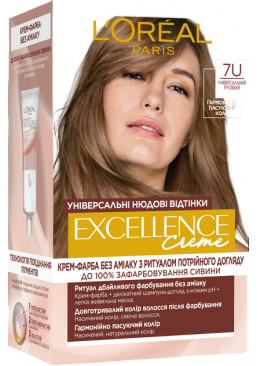 Фарба для волосся L'Oreal Paris Excellence відтінок 7U Універсальний русявий, 1 шт