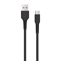 Кабель USB WALKER C315 Micro black