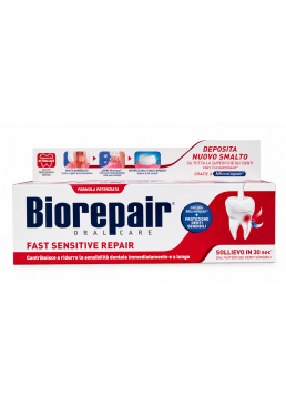 Зубная паста Biorepair Oral Care Fast Sensitive Repair "Быстрое избавление от чувствительности", 75 мл