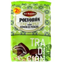 Цукерки El Santo "Polvoron" з фісташковою начинкою в шоколаді, 160 г