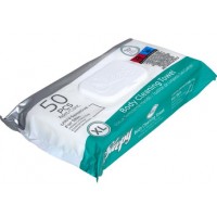 Влажные салфетки-полотенца Sleepy Adult Towels с клапаном, 50 шт