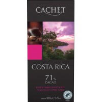 Шоколад чорний Cachet Costa Rica 71%, 100 г