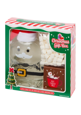 Рождественский подарочный набор Christmas gift box для приготовления горячего шоколада с маршмеллоу, 45 г