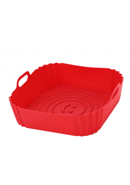 Форма силиконовая для аэрогриля, 21х 5.5 см (красная)