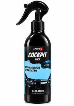 Молочко-поліроль для пластику Nowax Cockpit Milk New Car NX86873, 280мл