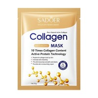 Антивозрастная тканевая маска для лица Sadoer Collagen Anti-Aging Mask, 25 г