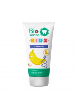 Дитяча зубна паста Bioton Biosense Kids Banana 3+, 50 мл