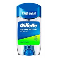 Гелевый дезодорант-антиперспирант Gillette Power rush, 70 мл