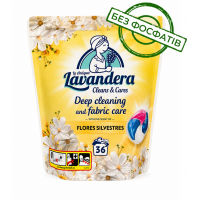 Капсулы для стирки Lavandera 4в1 Flores Silvestres универсальные, 36 шт