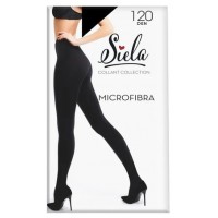 Тёплые колготки женские Siela Microfibra 3D 120 DEN, Nero, размер 4