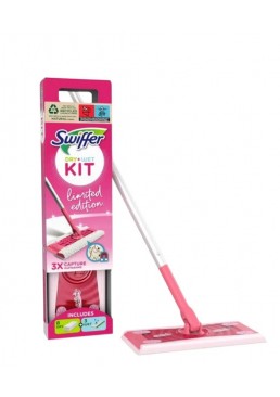 Набір для прибирання підлоги Swiffer Kit Mop Limited Edition (1 швабра, 8 сухих та 3 вологих серветки)