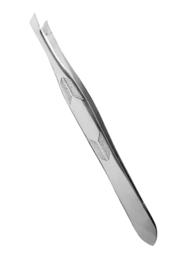 Пинцет для бровей Luxury BP04 скошенный