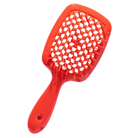 Гребінець для волосся продувний Super Brush, 20 см (кораловий)