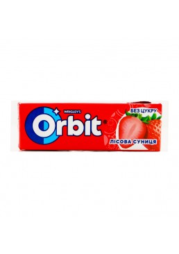 Гумка жувальна Orbit Лісова суниця, 14 г 