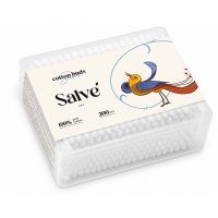 Ватні палички Salve у пластиковій коробці, 200 шт