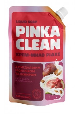 Жидкое крем-мыло Pinka Clean с миндальным молочком и инжиром, 460 мл