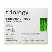 Балансировачная сыворотка в ампулах Triology. Sebobalance Intensive Ampoules для кожи головы склонной к жирности, 20 шт х 5 мл