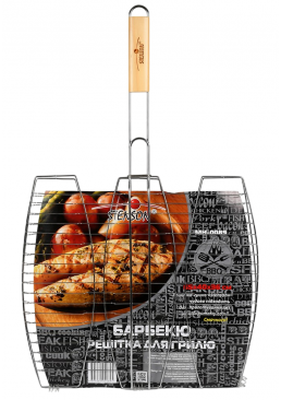 Решiтка-гриль для риби/сулугуні в лаваші/ковбасок/сосисок, 65х40х36 см