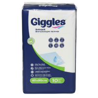 Пелюшки для малюків Giggles, 60х90 см (10 шт)