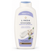 Гель-пена для душа Linda Kremowa Bawelna «Кремовый хлопок», 1.5 л