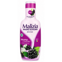 Гель-пена для ванны и душа Malizia ежевика и мускус, 1 л