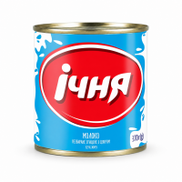 Молоко "Ичня" сгущенное цельное с сахаром 8.5%, 370 г