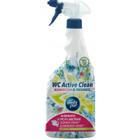 Универсальное средство для чистки туалета и ванной комнаты Ambi Pur WC Active Gel Ледяной лайм, 750 мл