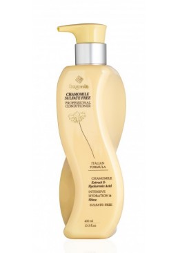 Бессульфатный кондиционер для волос Bogenia BG461 №002 Chamomile Sulfate Free Professional Conditioner с ромашкой, 400 мл