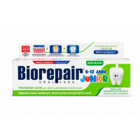 Детская зубная паста без фтора Biorepair Junior от 6 до 12 лет со вкусом мяты, 75 мл