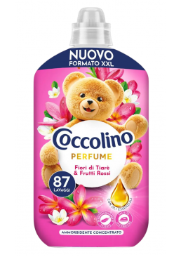 Кондиционер для белья Coccolino Perfume Fiori di Tiarè & Frutti Rossi цветы тиаре и красные ягоды, 1.827 л (87 стирок)