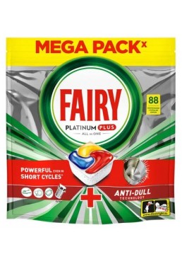Капсулы для посудомоечной машины Fairy Platinum Plus Лимон, 88 шт